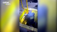 Passagem subterrânea usada para transporte clandestino de mercadorias é encontrada em Foz