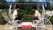New wedding wrought iron props pumpkin cart large wrought iron... -- Hot Deal 2026 | Limited Offer!