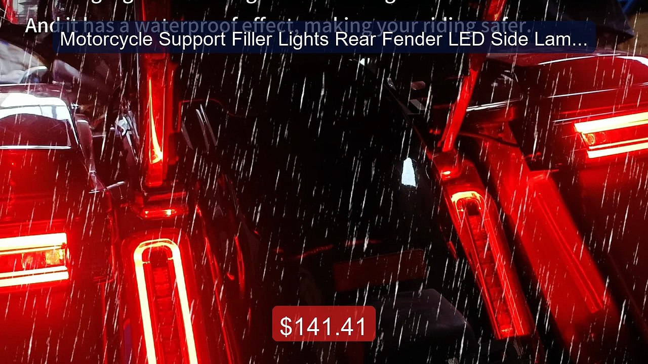 Motorcycle Support Filler Lights Rear Fender LED Side Lamps Tu... -- Best Buy 2026 | Great Quality!