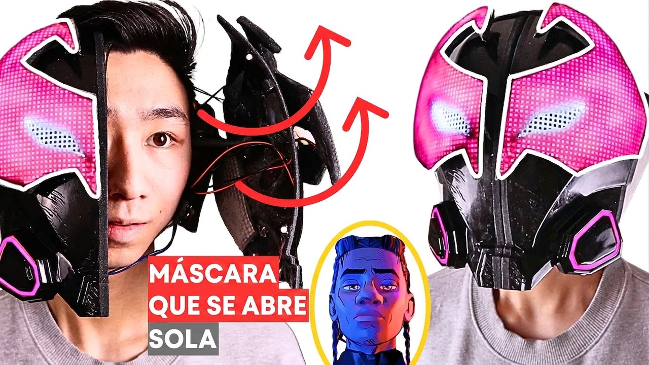 Máscara DIY del Merodeador de Miles Morales que se abre | Spider-Man: A través del Spider-Verso