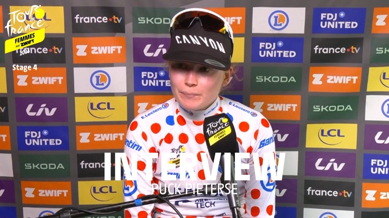 Tour de France Femmes avec Zwift 2026 - Stage 4 Post-race interview