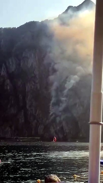 Lecco, brucia il Moregallo: a fuoco il monte sul lago di Como