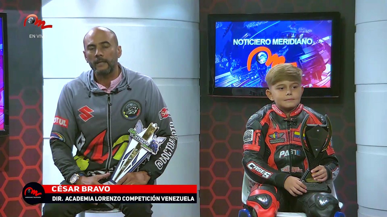 Samuel Peña: El niño prodigio de ocho años del motociclismo venezolano
