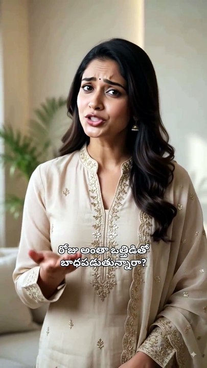 రోజంతా ఒత్తిడితో బాధపడుతున్నారా