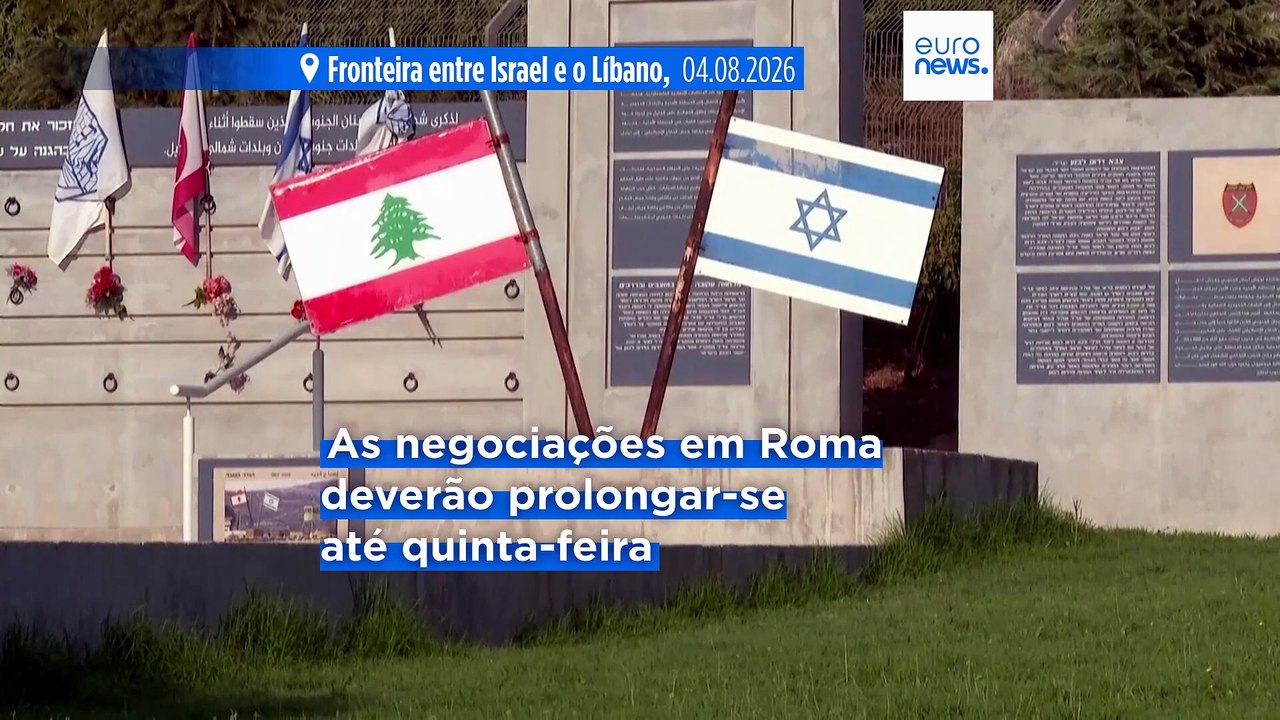 Líbano e Israel realizam nova ronda de conversações diretas em Roma para debater desarmamento do Hezbollah