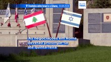 Líbano e Israel realizam nova ronda de conversações diretas em Roma para debater desarmamento do Hezbollah