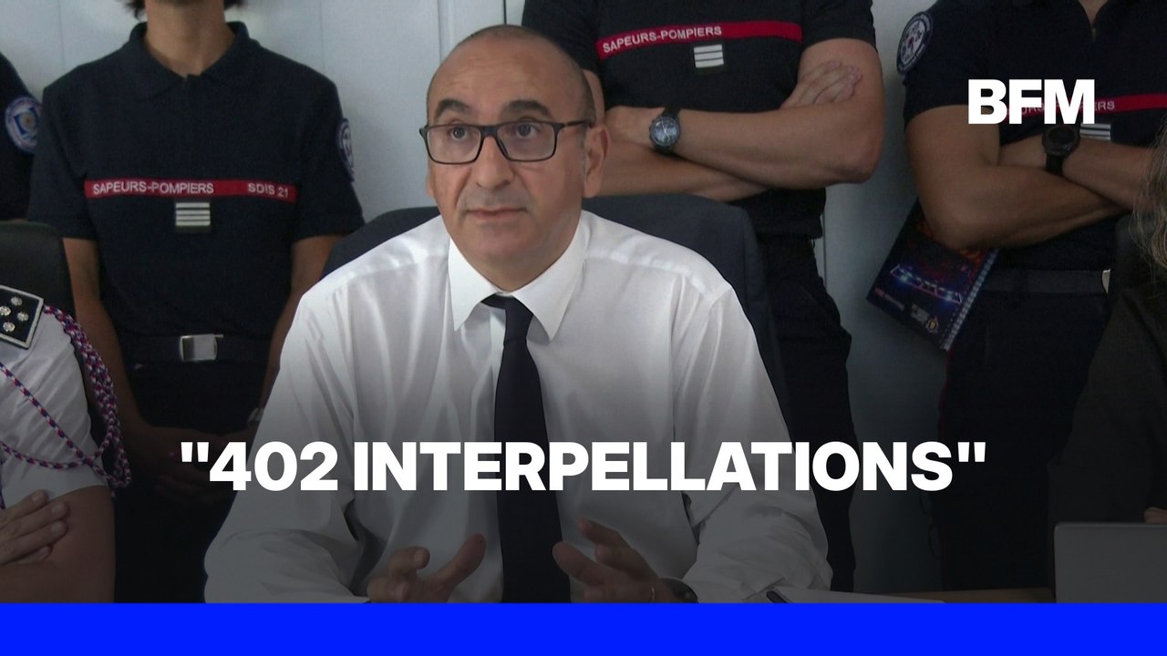 Incendies en France: Laurent Nuñez, ministre de l'Intérieur, annonce "402 interpellations"
