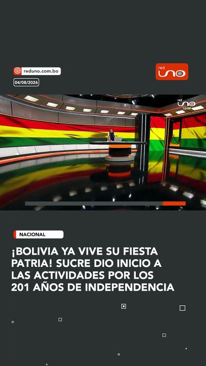 #Nacional l Este martes, la ciudad de Sucre, capital constitucional del país, dio inicio a las actividades por los 201 años de la independencia de Bolivia con los tradicionales desfiles escolares.