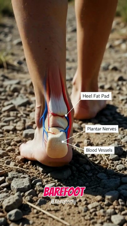 🦶 What actually happens inside your body when you walk barefoot