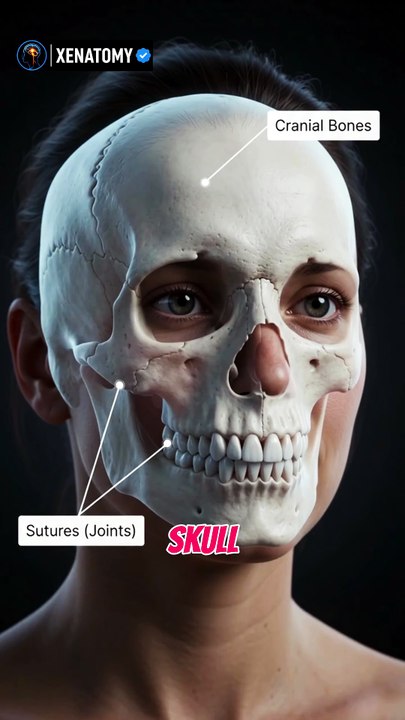 🦴 Did you know your skull isn’t one bone