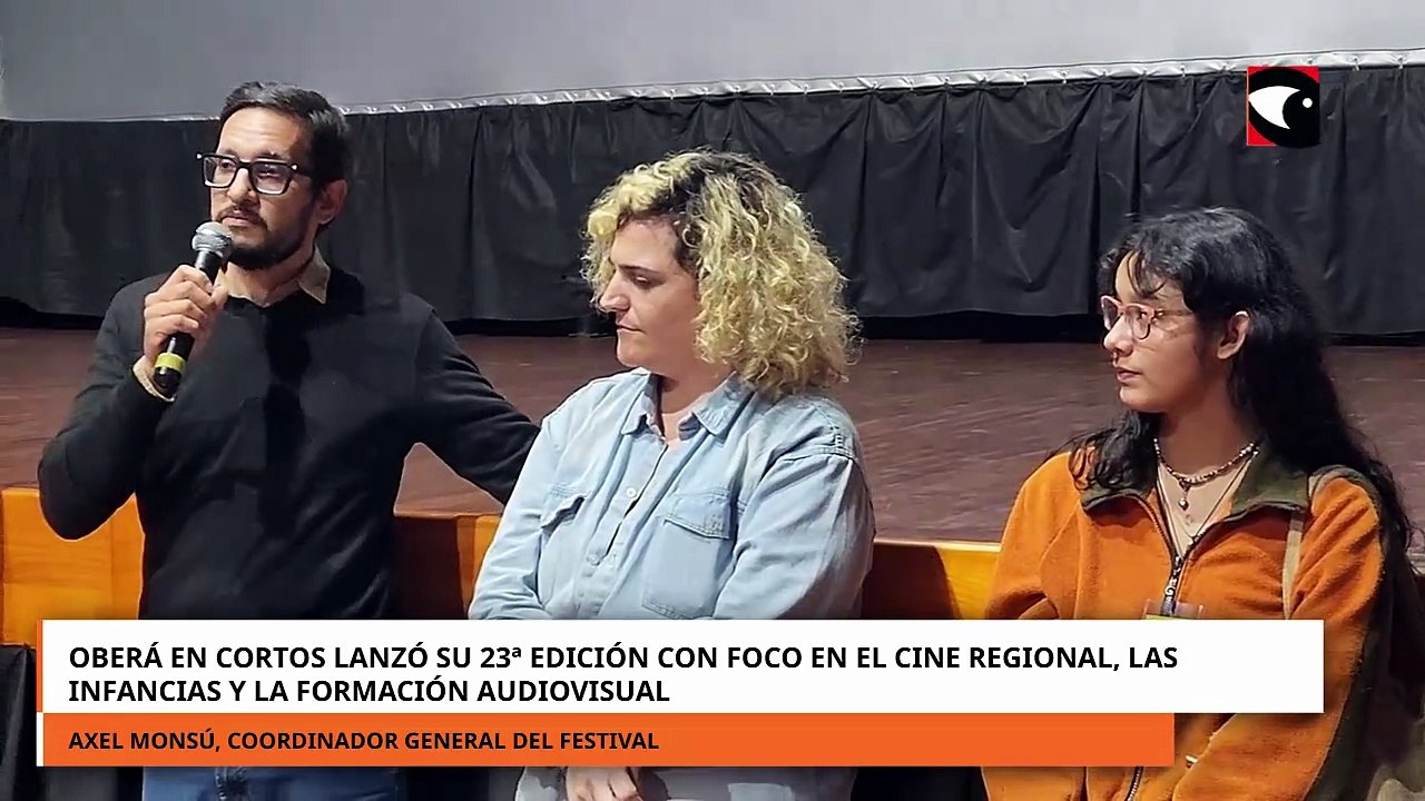 Oberá en Cortos lanzó su 23ª edición con foco en el cine regional y las infancias