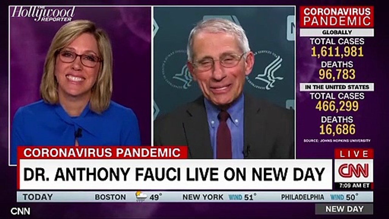 Dr. Anthony Fauci Impressed by Brad Pitt’s 'SNL' Impersonation | THR News [Full Movie]