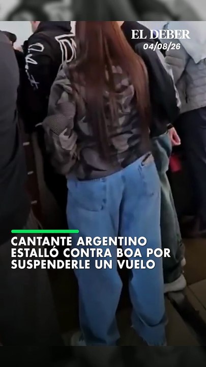 Cantante argentino estalló contra BoA por suspenderle un vuelo