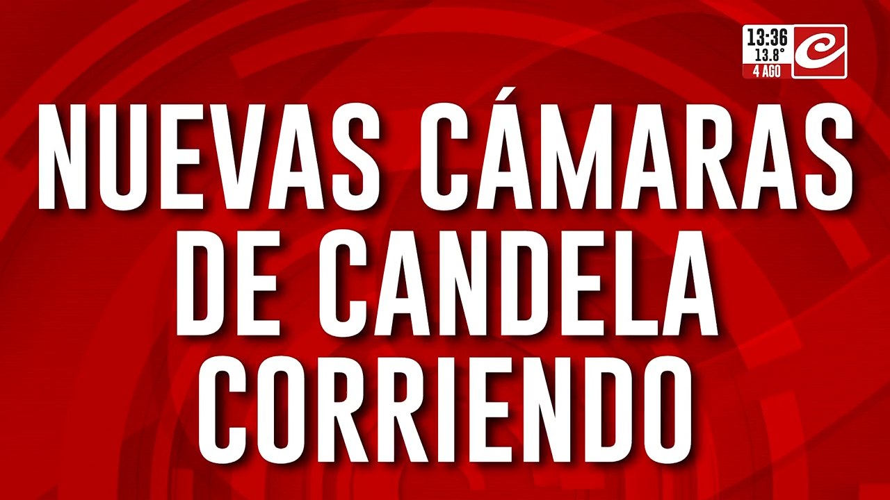 Nuevas cámaras de Candela corriendo: así salió por plena avenida