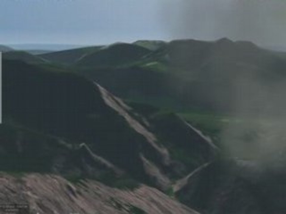 vieWterra feu dans les Alpes