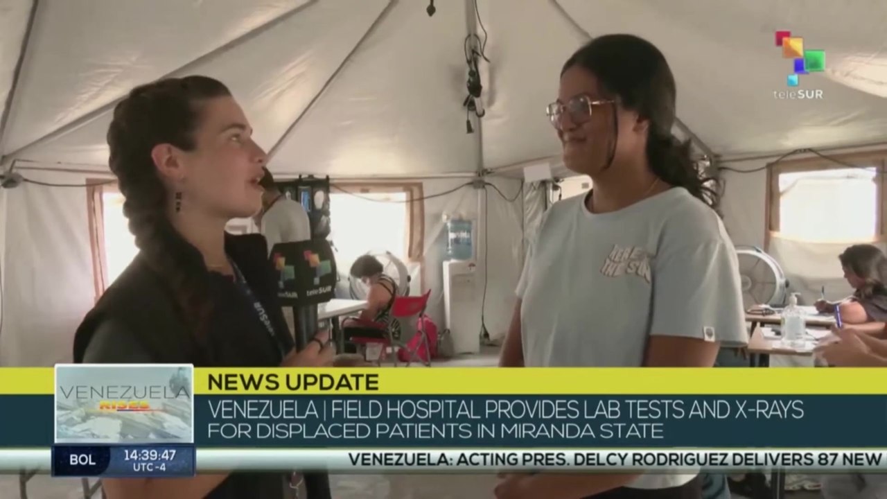 Venezuela, Barbados medical team operates field hospital in Guarenas, Miranda state
