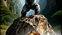 Gorilla vs. Lion