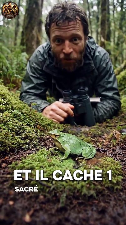 Grenouille de Darwin, meilleur papa du monde.