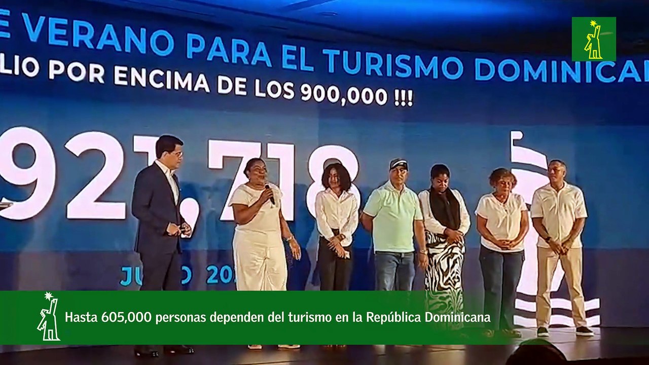 Hasta 605,000 personas dependen del turismo en la República Dominicana