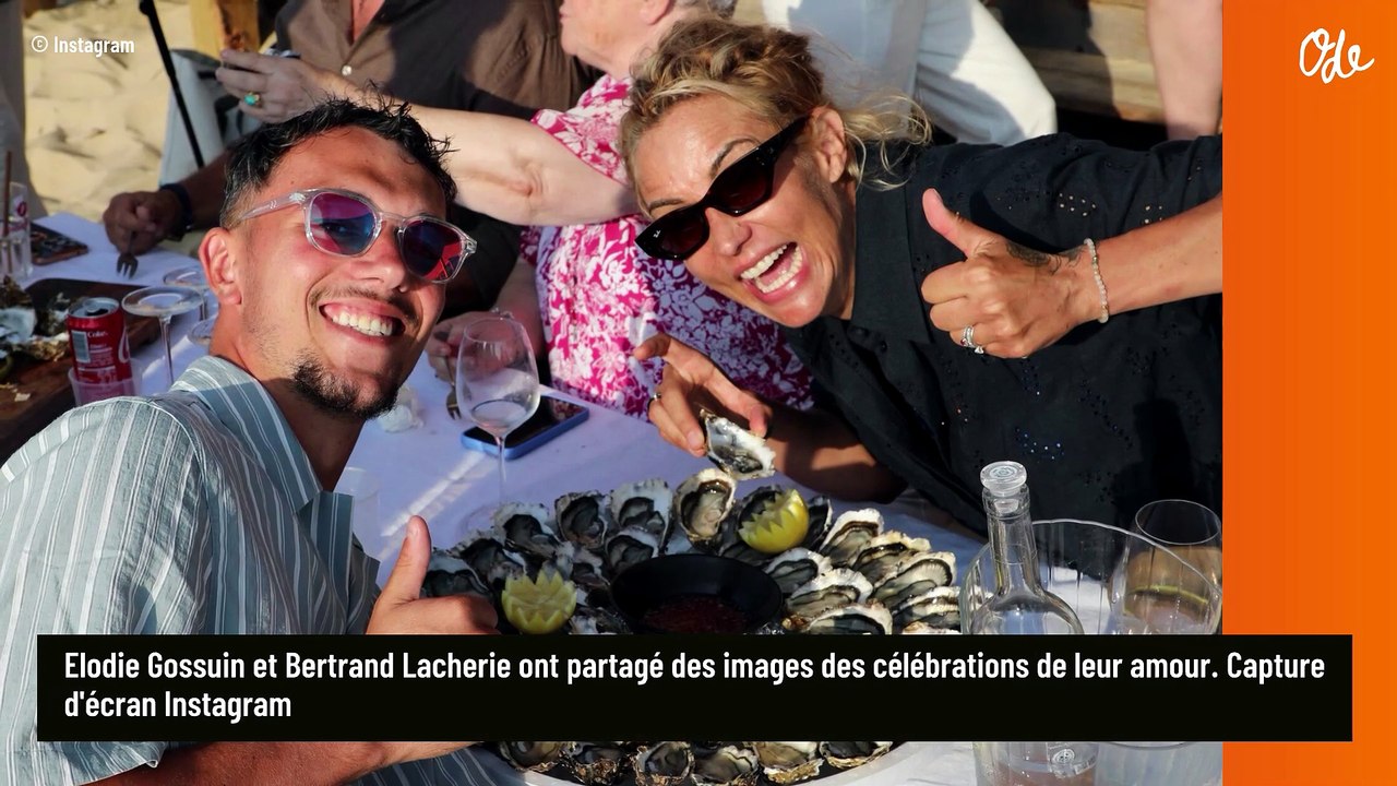 Élodie Gossuin et Bertrand Lacherie renouvellent leurs vœux sur l'une des plus belles plages de la côte landaise