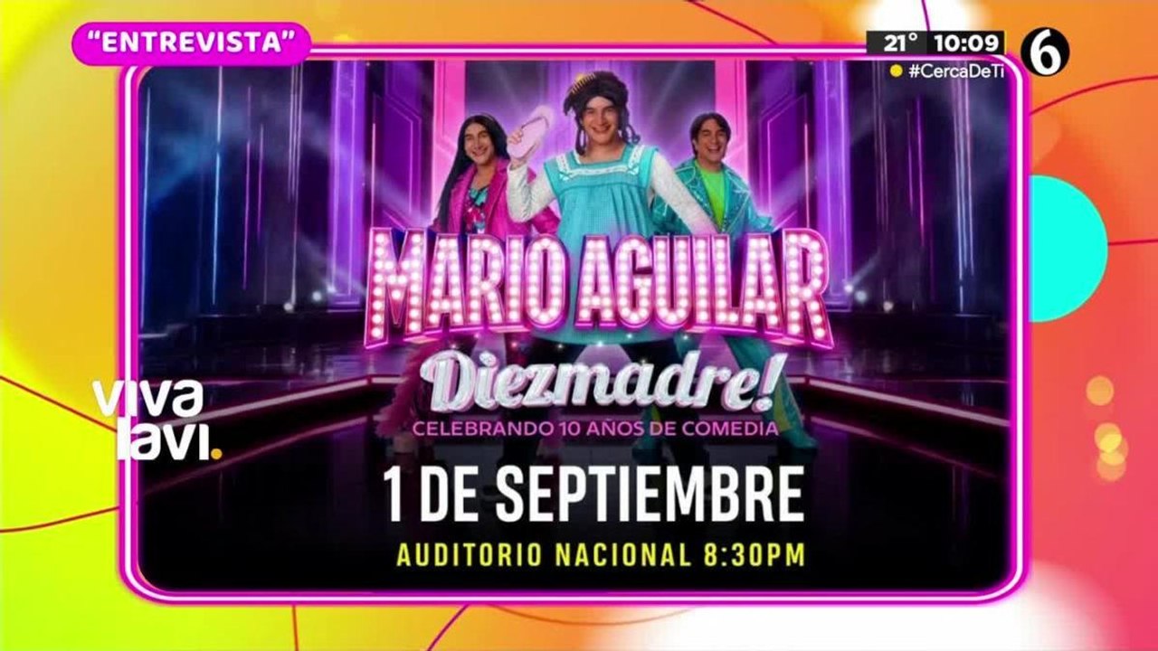 Mario Aguilar presenta su show ¡Diezmadre!