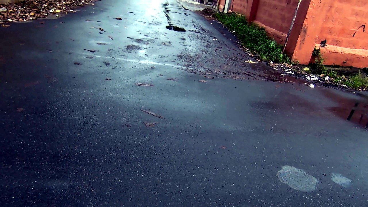 After Light Rain on San Jose Street in Tanza, Cavite, Philippines