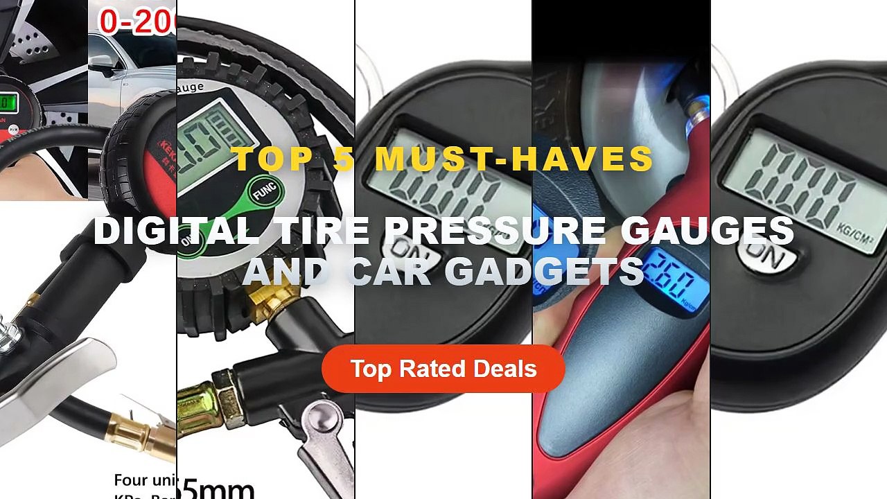 Digital Tire Pressure Gauges And Car Gadgets: T...