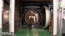 Views Of What A Space Environment Simulation Chamber Looks Like