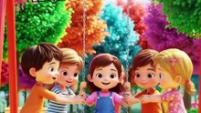 One Two Three |Learn Number| With Swinging a Swing |AQS Cartoons TV