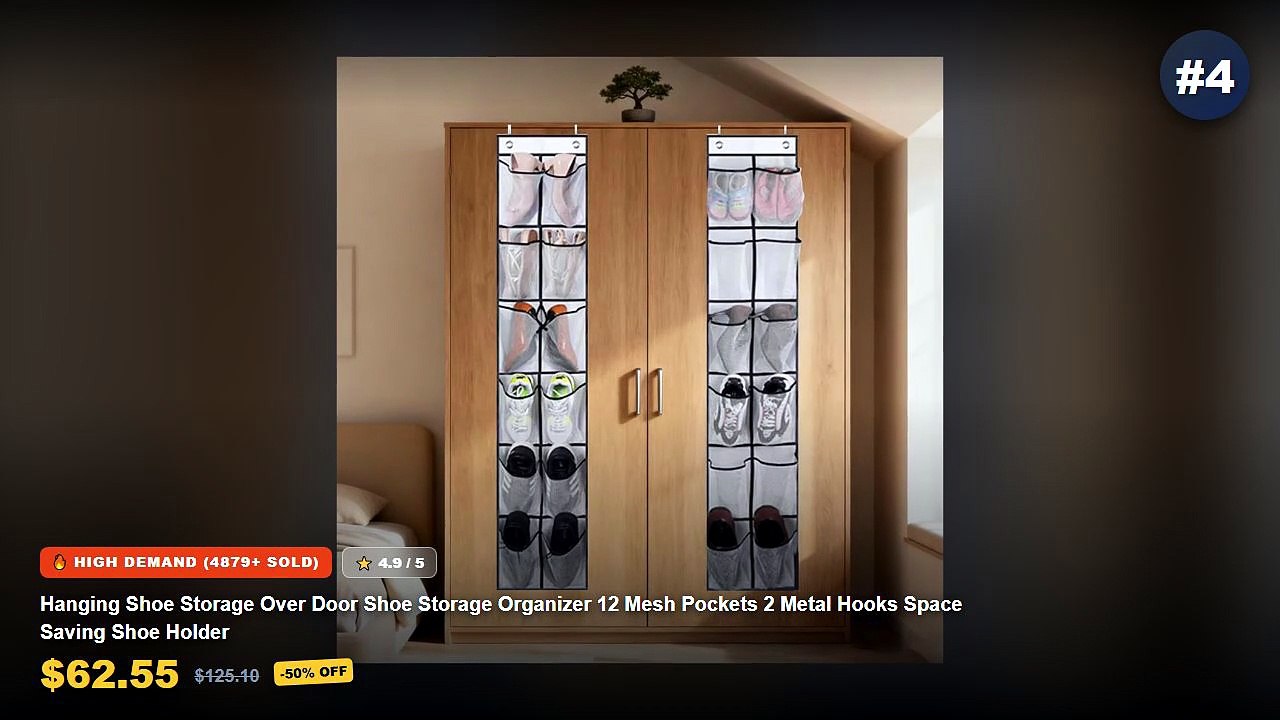 Best Over The Door Shoe Organizers For Small Apartments on AliExpress | Review