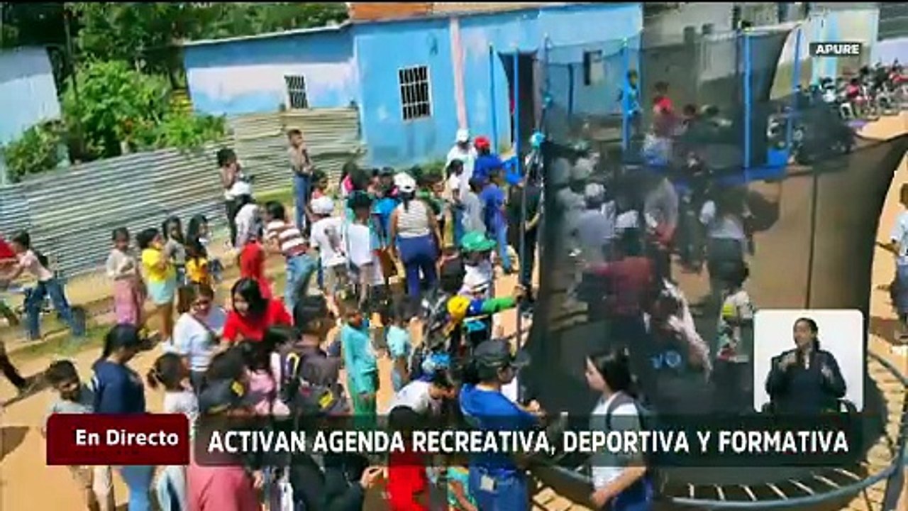 Más de 300 niños disfrutan de las bondades del Plan Vacacional Venezuela Ríe 2026