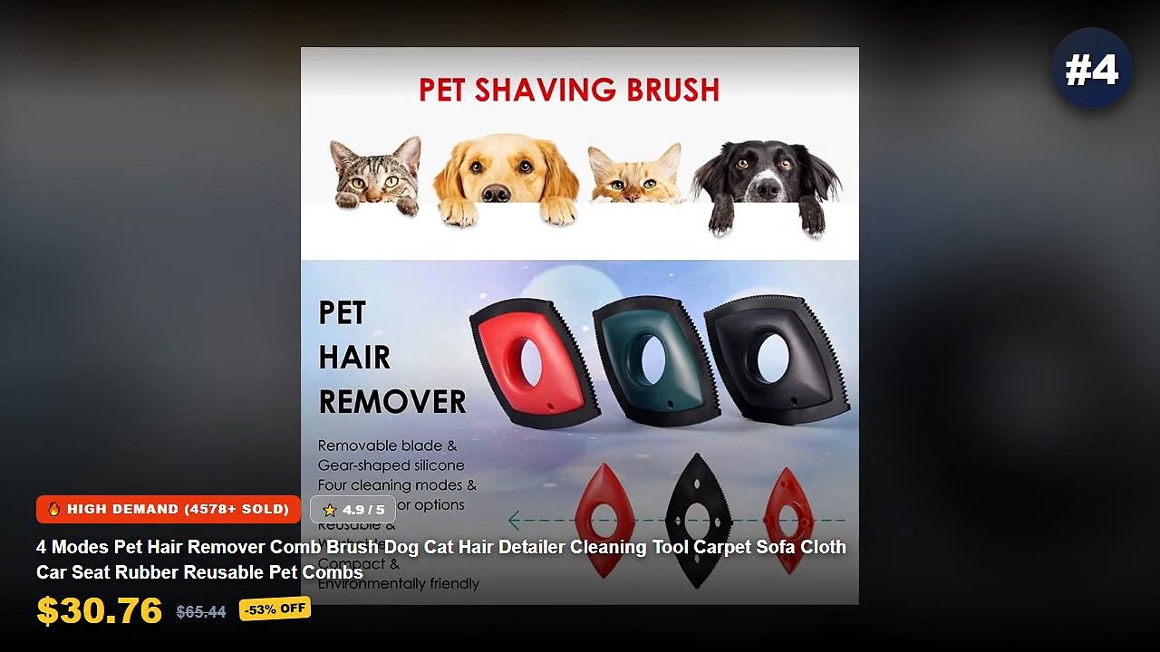 Amazing Pet Hair Removal Brushes For Sofas And...
