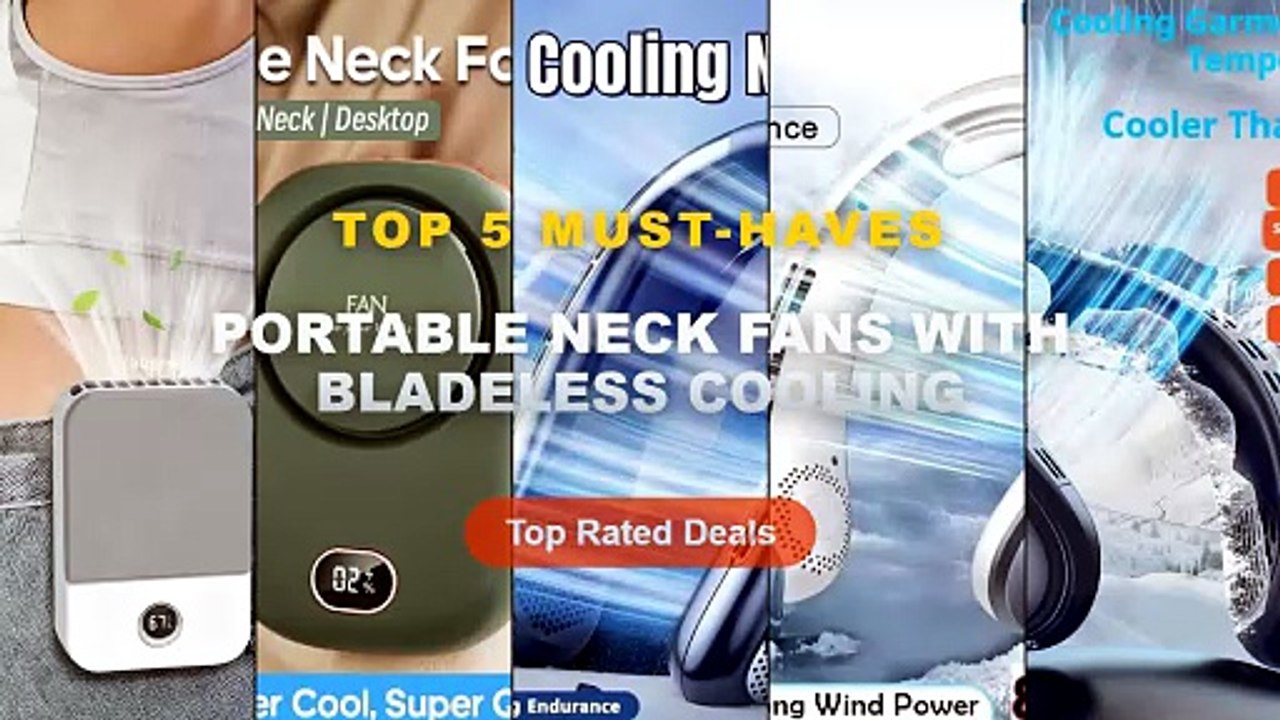 Why Everyone Is Buying Portable Neck Fans With Bladeless Cooling