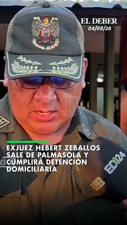 Exjuez Hebert Zeballos sale de Palmasola y cumplirá detención domiciliaria