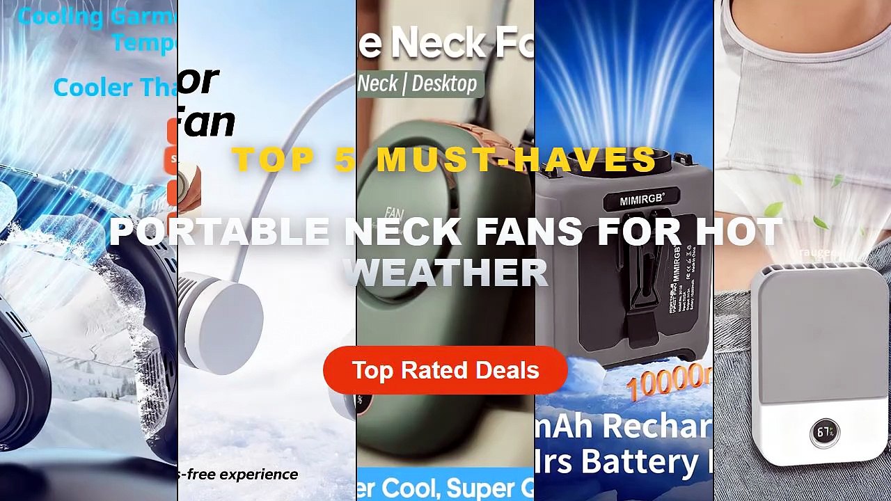 Why Everyone Is Buying Portable Neck Fans For Hot Weather