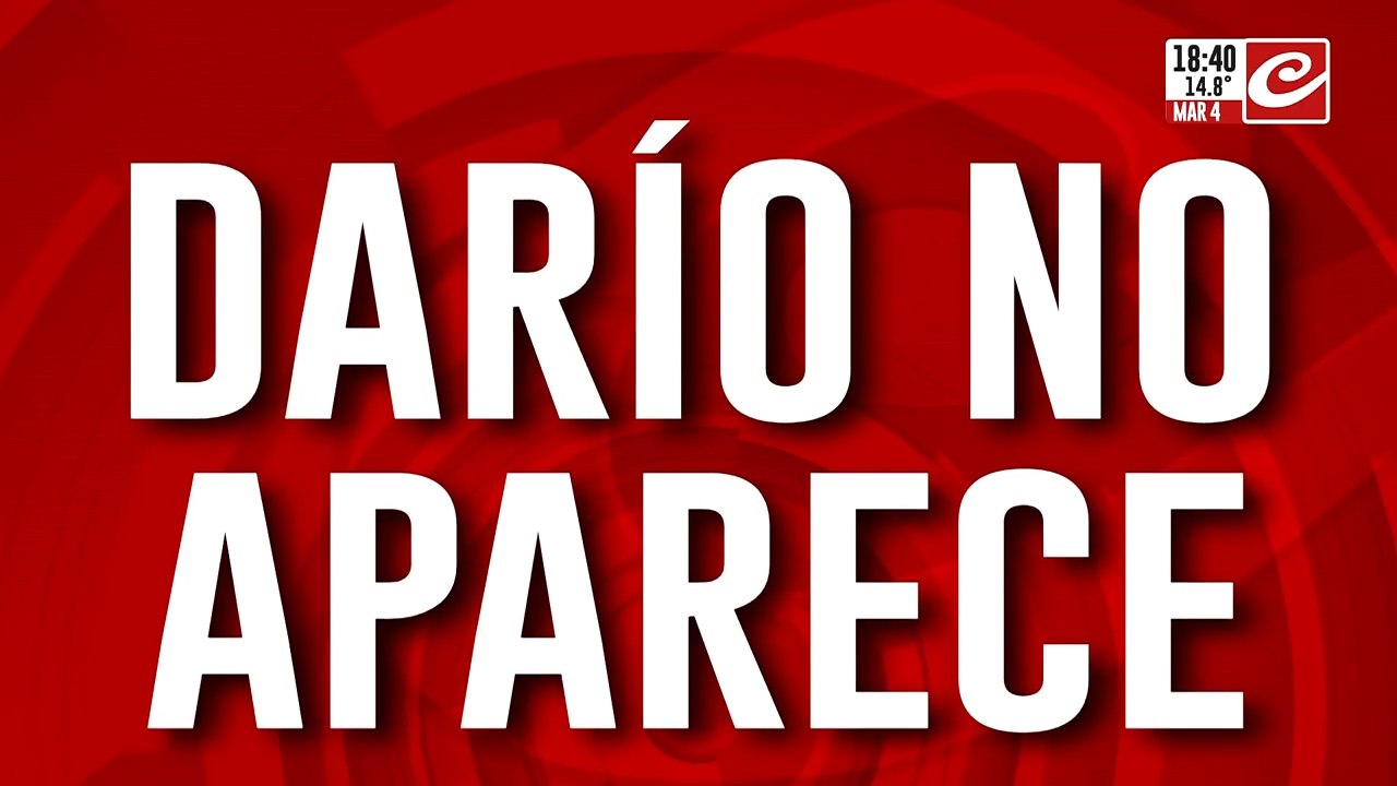 Darío no aparece: siguen los rastrillajes en el campo donde se perdio