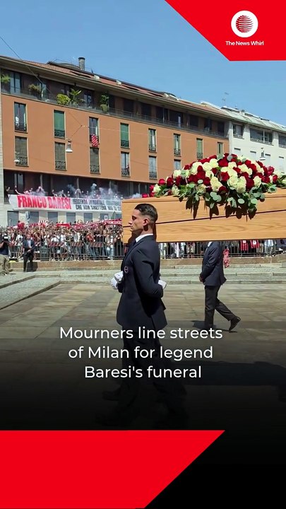 Mourners line streets of Milan for legend Baresi's funeral