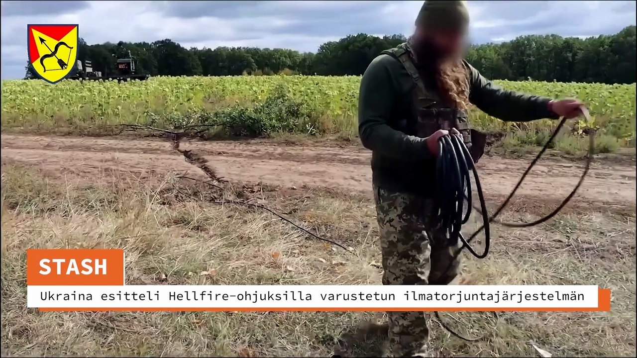 Ukraina esitteli Hellfire-ohjuksilla varustetun ilmatorjuntajärjestelmän