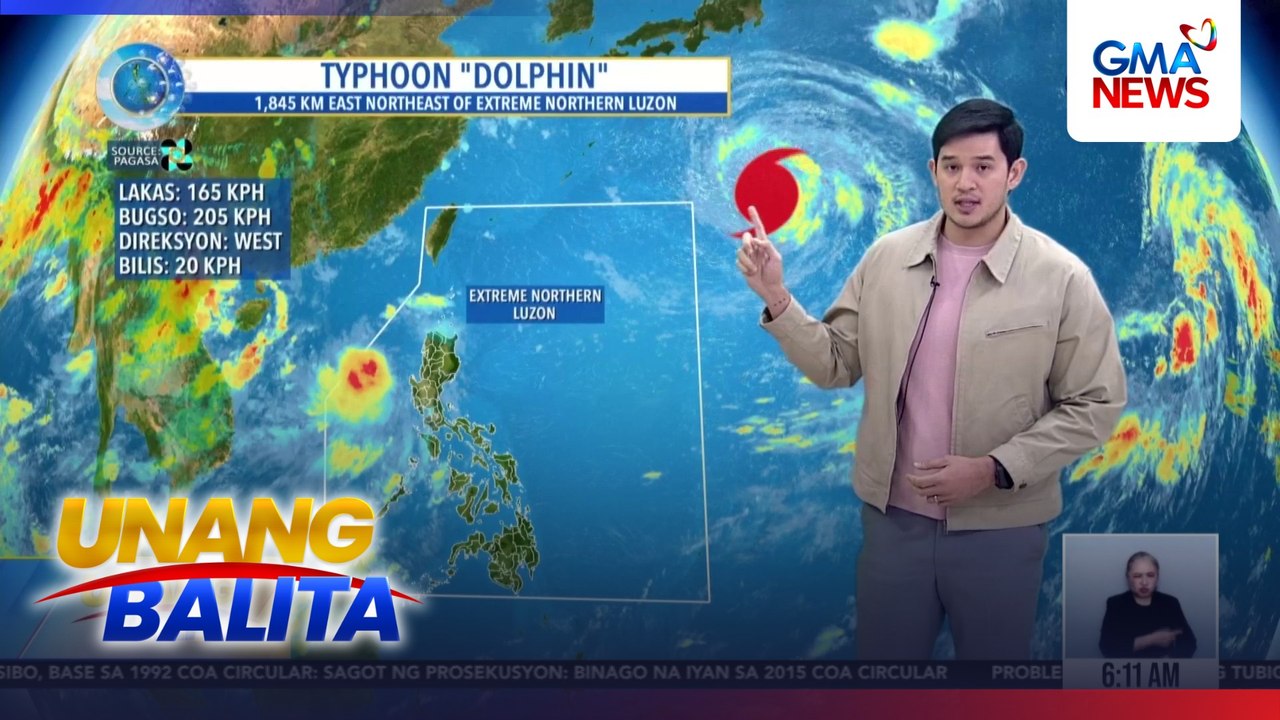 Inaasahang mag-la-landfall ang Tropical Storm #MaymayPH mamaya | Unang Balita