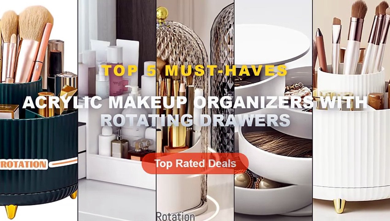 Don't Buy Acrylic Makeup Organizers With Rotati...