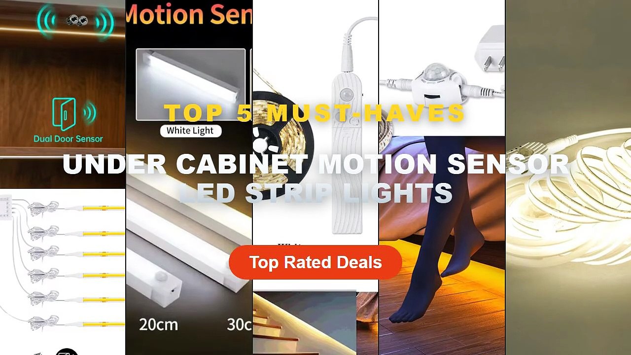 Why Everyone Is Buying Under Cabinet Motion Sensor LED Strip Lights - Motion Sensor LED Under Cabinet Light 1m 2m 3m 4m ...