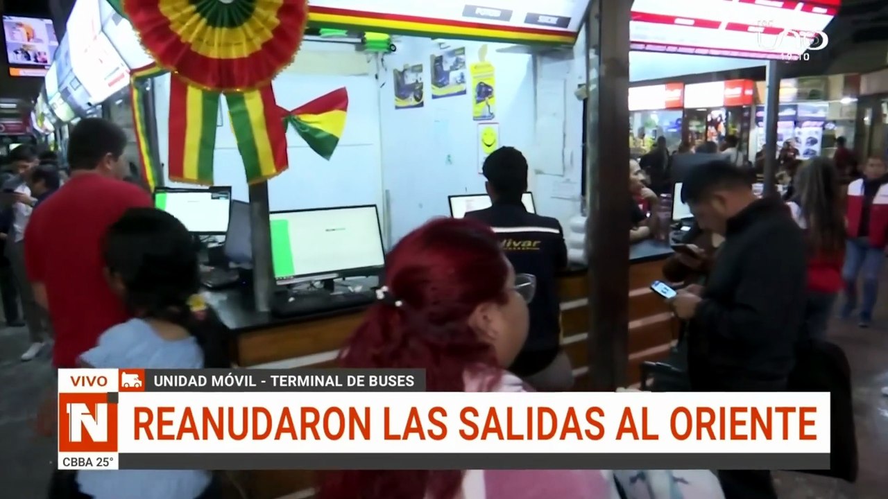REANUDAN SALIDAS AL ORIENTE CBBA
