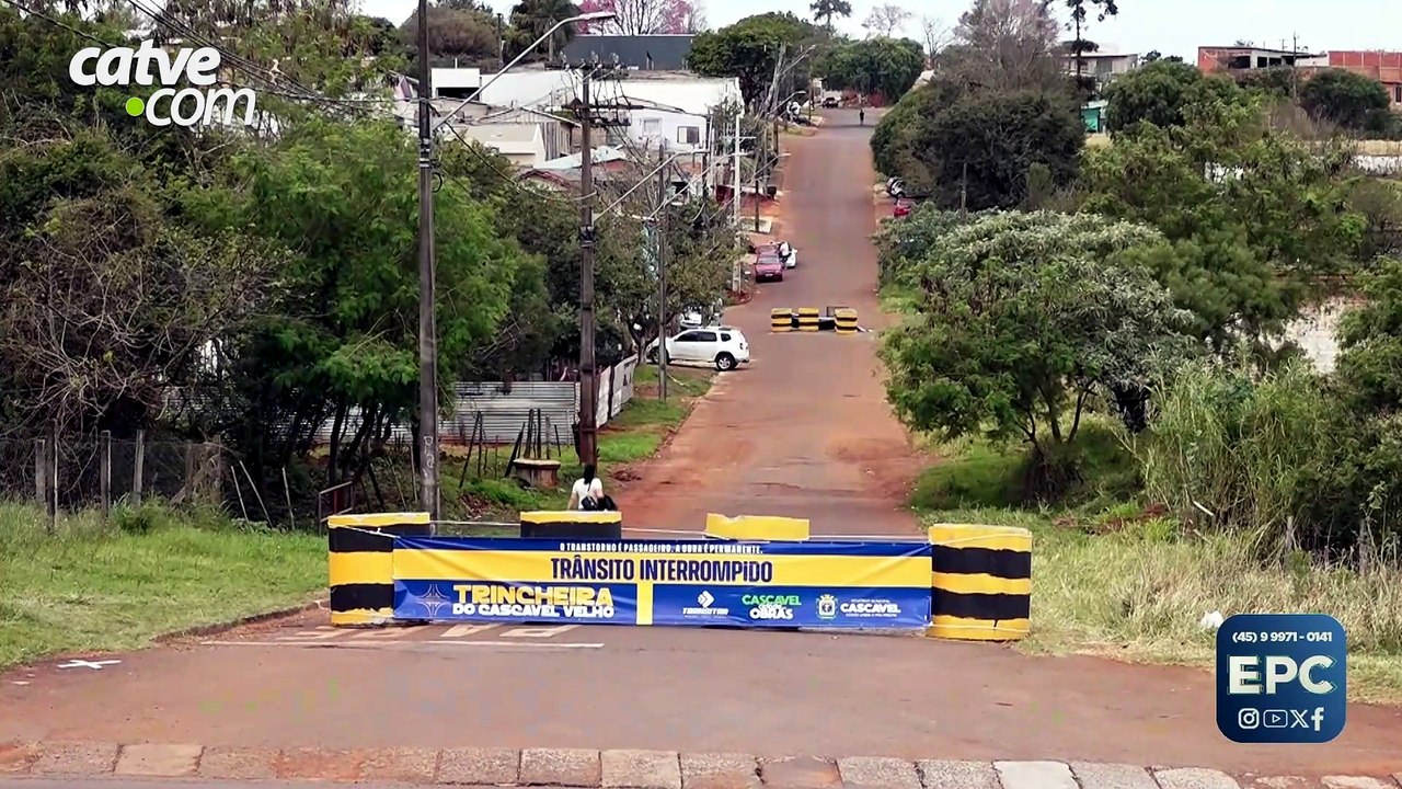 Caminhões devem ser desviados do perímetro urbano durante obras da trincheira na BR-277