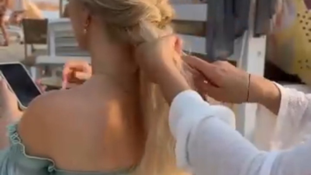 Easy Beach Hairstyle Tutorial 🌊