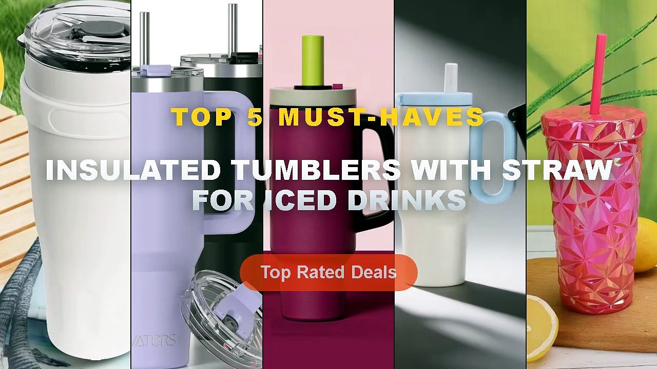 Top 5 Best Insulated Tumblers With Straw For Ic...