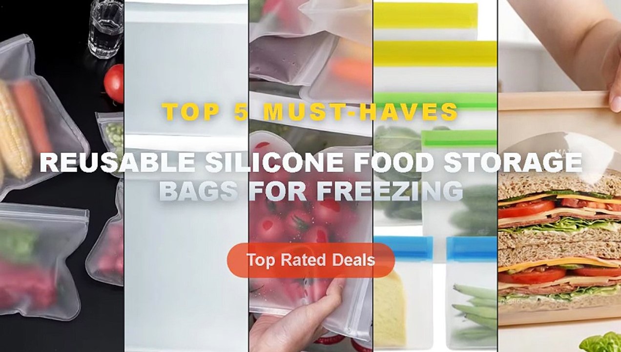 Best Reusable Silicone Food Storage Bags For Freezing on AliExpress | Review
