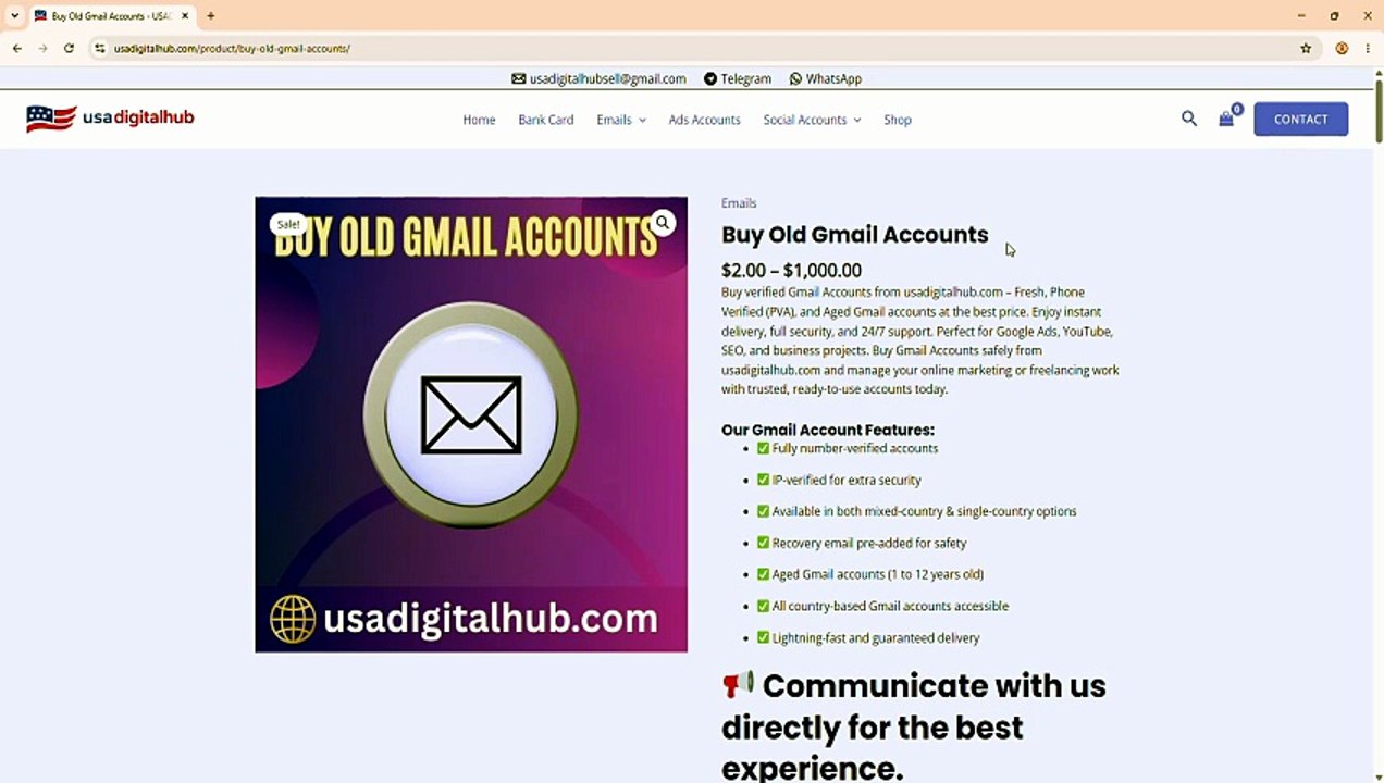Top 5 Reliable Sites to Buy Old Gmail Accounts Instantly ...