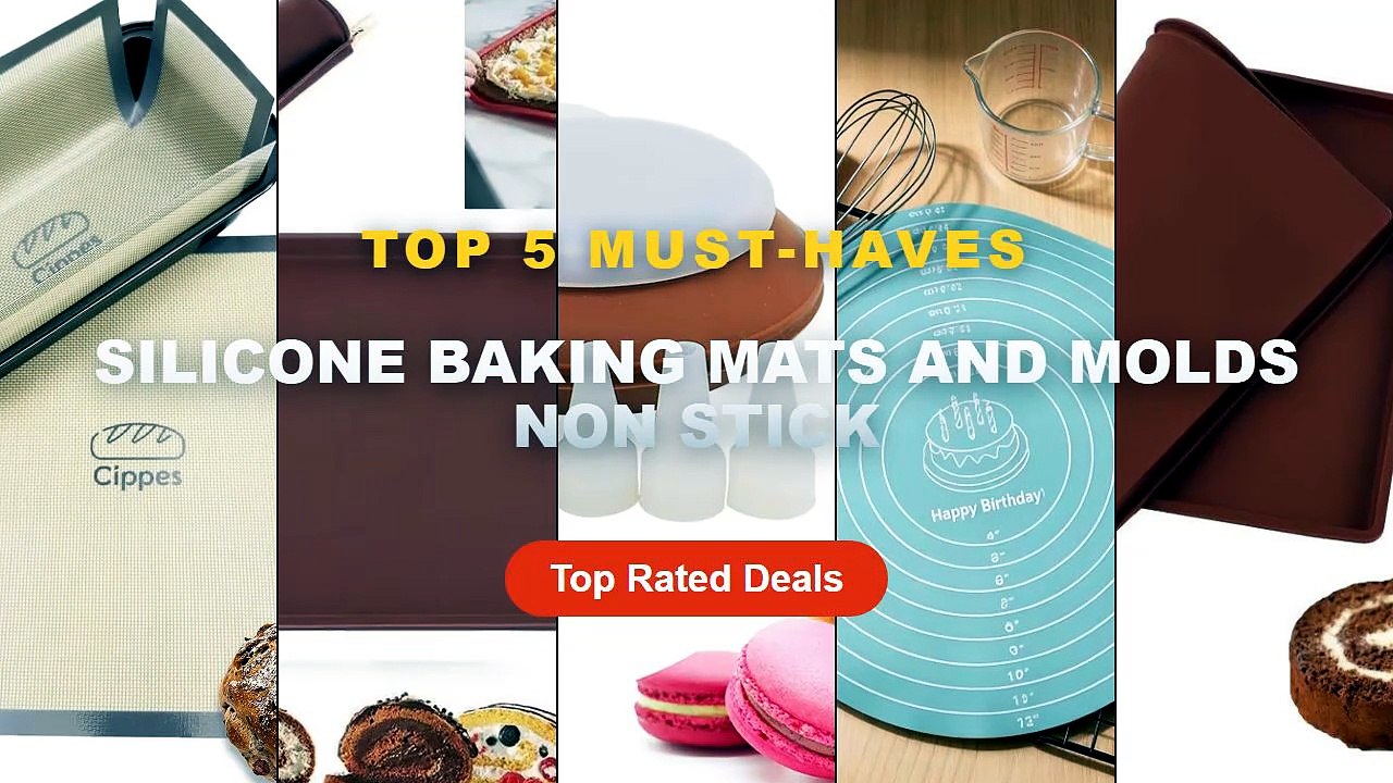 Amazing Silicone Baking Mats And Molds Non Stick You Need To See