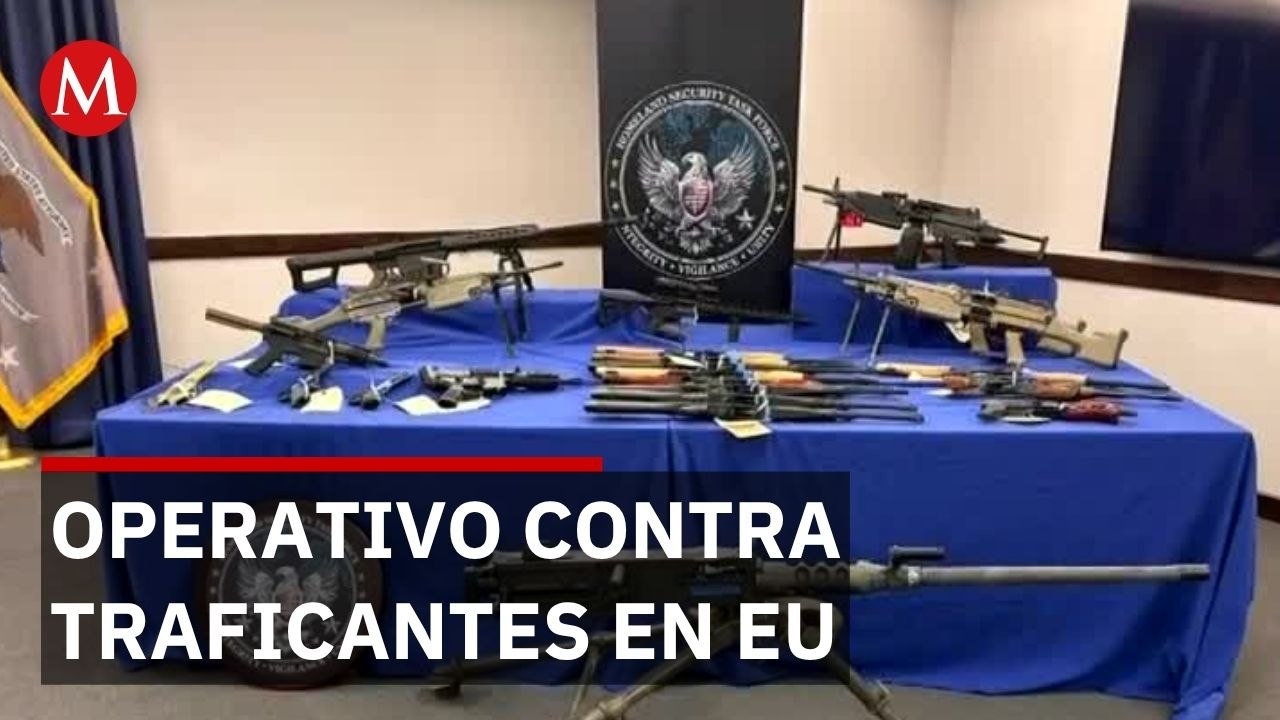 EU desmanteló red de 21 traficantes que vendían armas legales a cárteles mexicanos