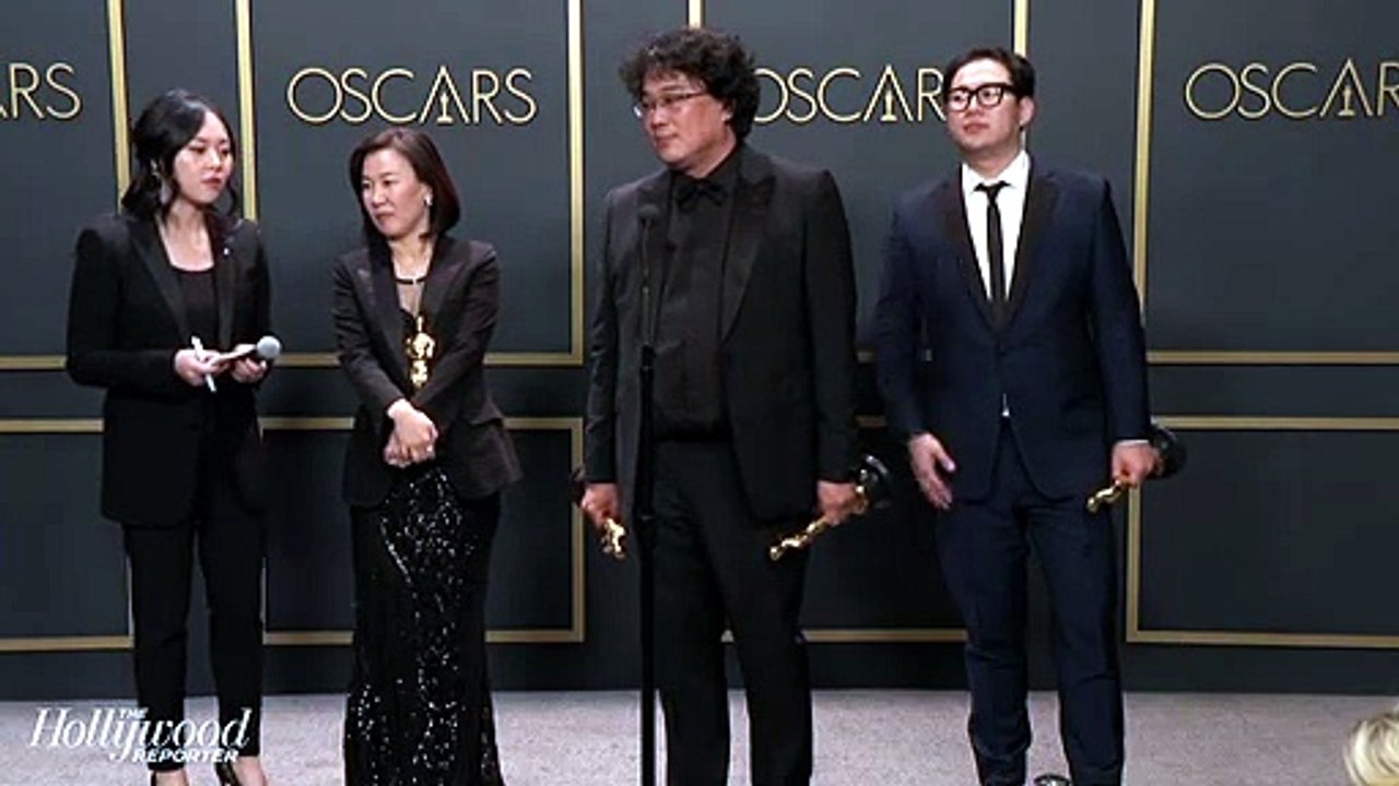 Bong Joon Ho Discusses Multiple 'Parasite' Wins Backstage at 2020 Oscars [Full Movie]